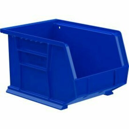 AKRO-MILS Hang & Stack Storage Bin, Plastic, Blue, 6 PK 30239 BLUE